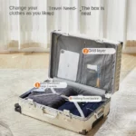 lot de 3 valises en  Aluminum-magnesium Material High Quality /24/26/28 Size – Image 2