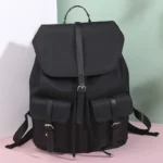 Sac à dos tendance pour femmes, sac à bandoulière, grande capacité, sac à dos de créateur, sacs d'école pour adolescentes, sac à dos de voyage léger pour dames – Image 3