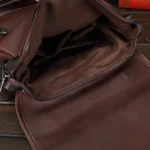 Sac à dos vintage pour homme, style britannique, luxueux, en cuir PU, idéal pour les voyages, les études ou l'école – Image 5