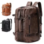 Sac à dos de voyage tendance pour homme, sac à bandoulière grande capacité, étanche, pour camping, travail, affaires, décontracté, pour ordinateur portable