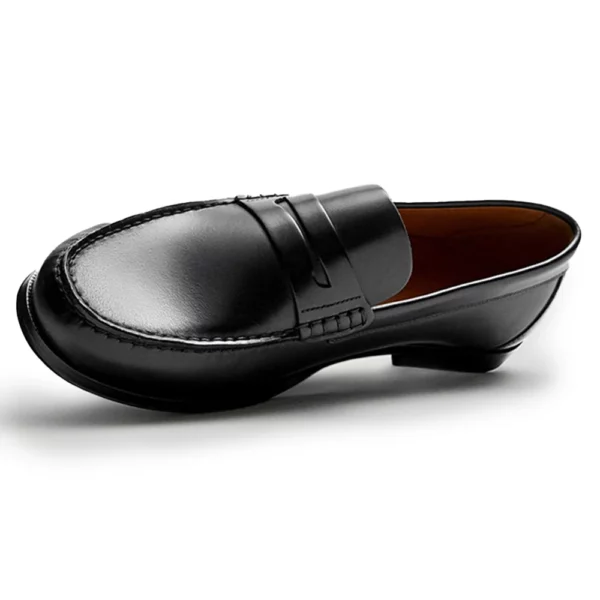 mocassin en cuir - pour homme chaussures  respirantes et décontractées