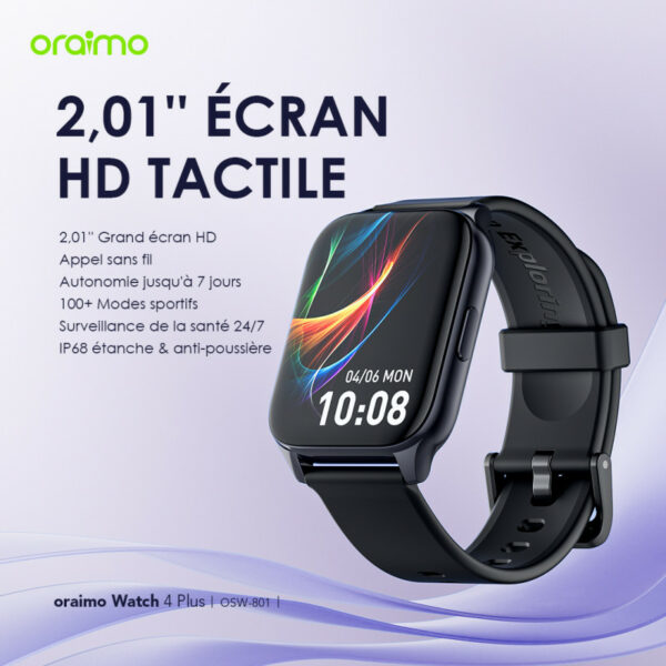 montre connectée oraimo Watch 4 Plus | OSW-801
