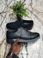 Chaussures de ville classique décontractées en cuir pour hommes, confortables