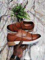 Chaussures de ville classique décontractées en cuir pour hommes, confortables – Image 2