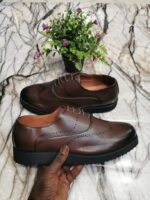 Chaussures de ville classique décontractées en cuir pour hommes, confortables