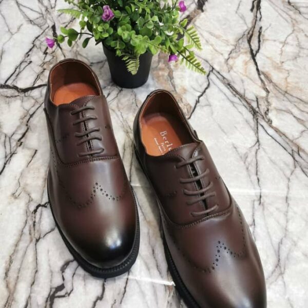 Chaussures de ville classique décontractées en cuir pour hommes, confortables