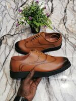 Chaussures de ville classique décontractées en cuir pour hommes, confortables