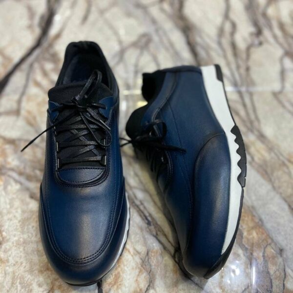 Chaussures de ville classique en cuir veritable pour hommes, confortable