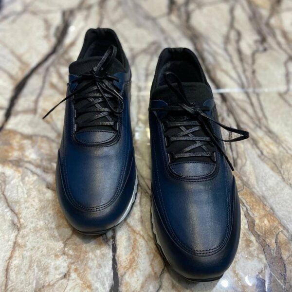 Chaussures de ville classique en cuir veritable pour hommes, confortable