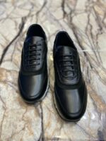 Chaussures de ville classique en cuir veritable pour hommes, confortable