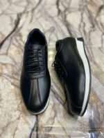 Chaussures de ville classique en cuir veritable pour hommes, confortable