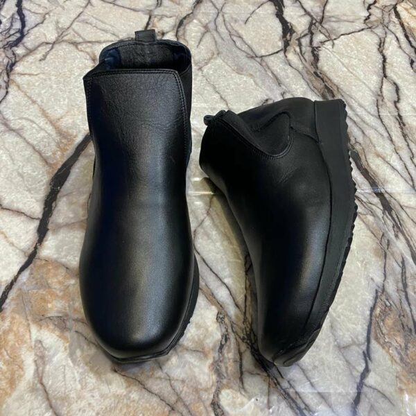 Chaussures de ville classique en cuir veritable pour hommes, confortable