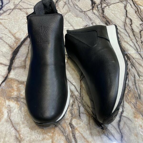 Chaussures de ville classique en cuir veritable pour hommes, confortable