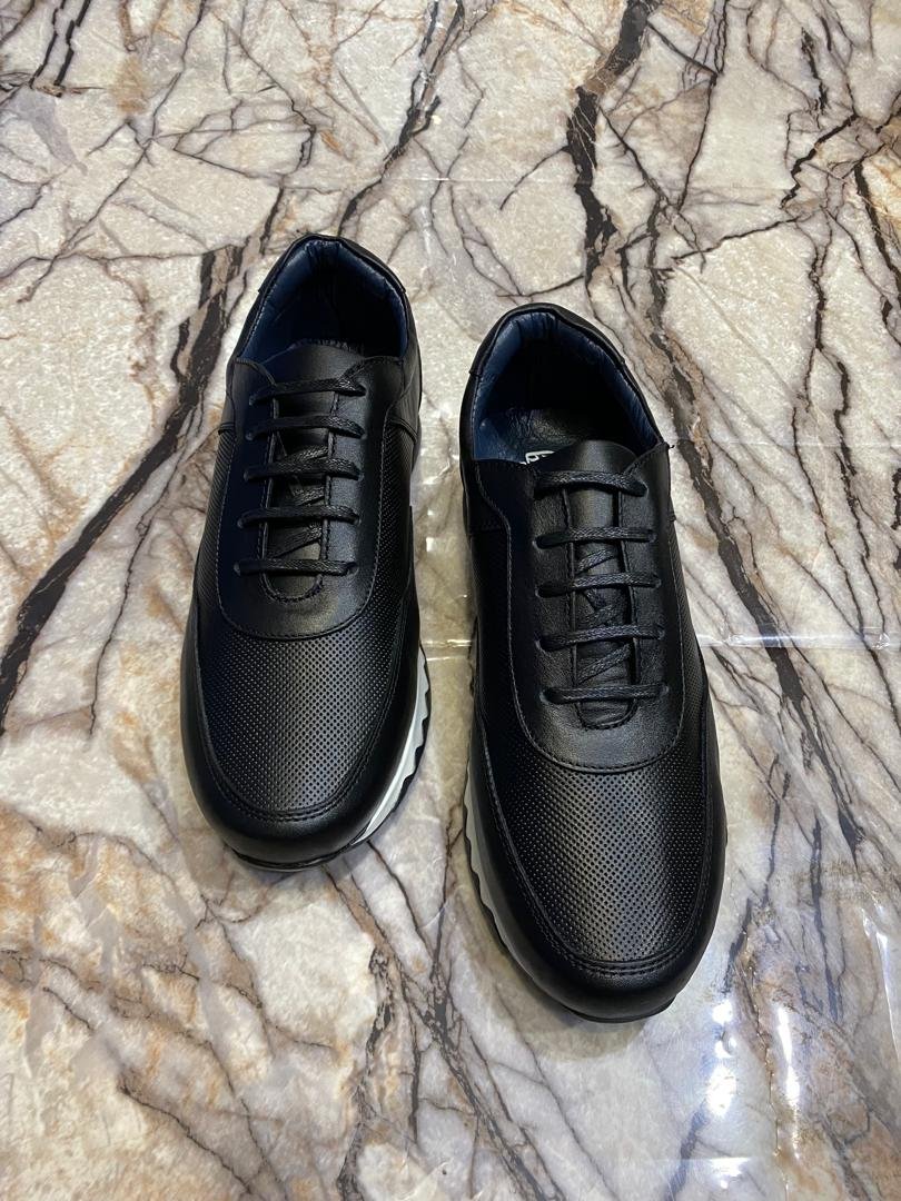 2025/12/1003051180.jpg Chaussures de ville classique en cuir veritable pour hommes, confortables – Image 1