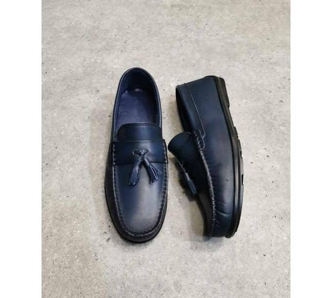 2025/12/1003077068.jpg Mocassin Homme en Cuir Véritable – Élégance et Confort – Image 1