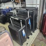 lot de 3 Valises à couvercle ouvert latéral, valise à roulettes multifonctionnelle extensible, boîte de mot de passe d'embarquement