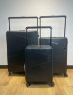 lot de 3 Valises à couvercle ouvert latéral, valise à roulettes multifonctionnelle extensible, boîte de mot de passe d'embarquement