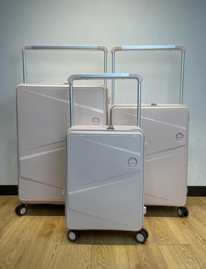 2025/12/1003116306-1.jpg lot de 3 Valises à couvercle ouvert latéral, valise à roulettes multifonctionnelle extensible, boîte de mot de passe d'embarquement – Image 1