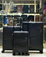 lot de 3 Valises à couvercle ouvert latéral, valise à roulettes multifonctionnelle extensible, boîte de mot de passe d'embarquement – Image 2