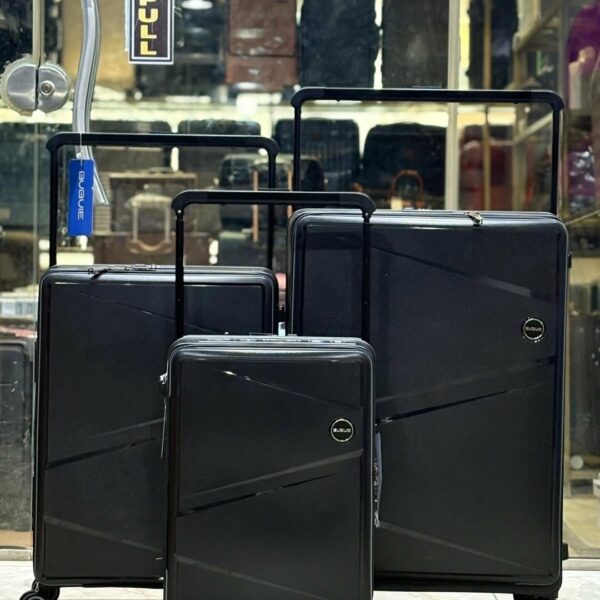 lot de 3 Valises à couvercle ouvert latéral, valise à roulettes multifonctionnelle extensible, boîte de mot de passe d'embarquement