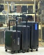 lot de 3 Valises à couvercle ouvert latéral, valise à roulettes multifonctionnelle extensible, boîte de mot de passe d'embarquement – Image 3