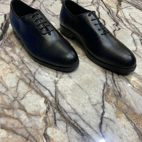 Chaussures de ville classique en cuir veritable pour hommes, confortables