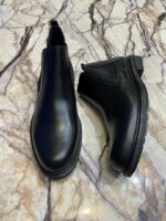 Chaussures de ville classique en cuir veritable pour hommes, confortable