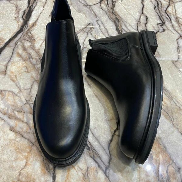 Chaussures de ville classique en cuir veritable pour hommes, confortable