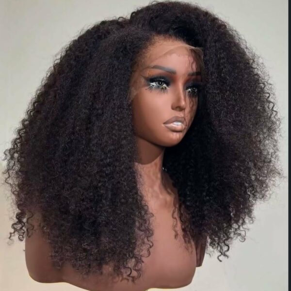 cheveux naturel 20" - kinky -Frontale