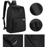 Sac à dos de style coréen Simple et tendance, grande capacité, polyvalent, pour Couple, Design Unique, sac d'école pour étudiants – Image 4