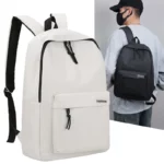 Sac à dos de style coréen Simple et tendance, grande capacité, polyvalent, pour Couple, Design Unique, sac d'école pour étudiants