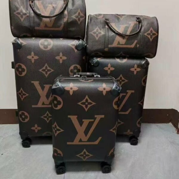 Lot de 3 valises et 2sacs premium haut de gamme - élégance, confort et durabilité - style chic - luxe - collection signature