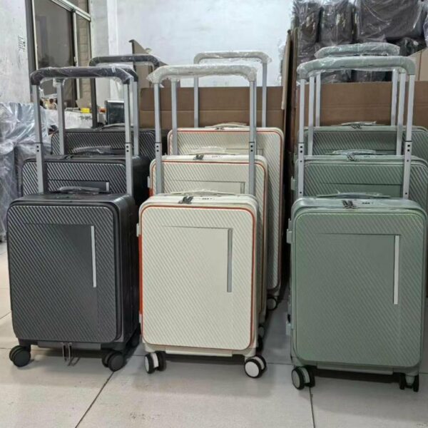 Lot de 3 valises premium haut de gamme - élégance, confort et durabilité - style chic - luxe - collection signature.