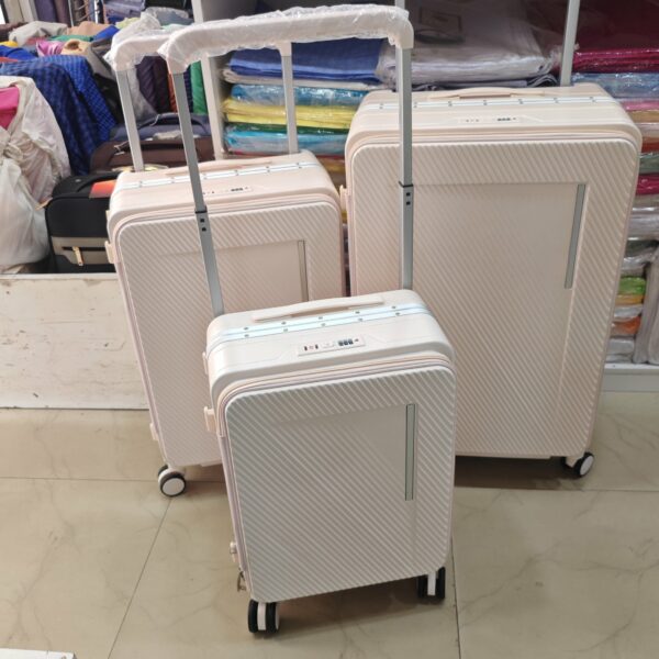 Lot de 3 valises premium haut de gamme - élégance, confort et durabilité - style chic - luxe - collection signature -