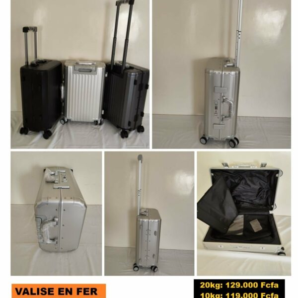 valises en fer - indestructible - premium haut de gamme - élégance, confort et durabilité - style chic - luxe - collection signature