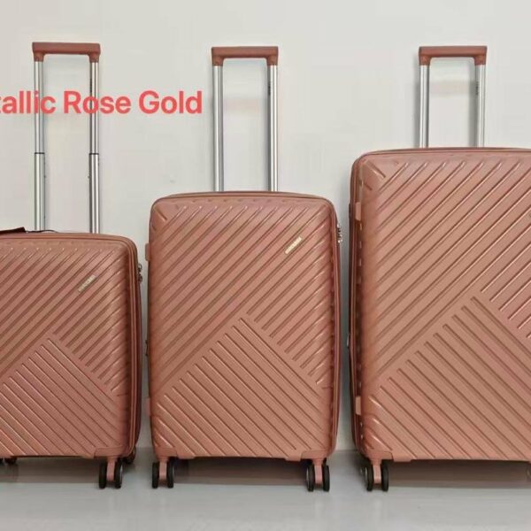 lot de 3 valises en silicone - double fermeture - anti-vol - incassable - version européenne - qualité premium