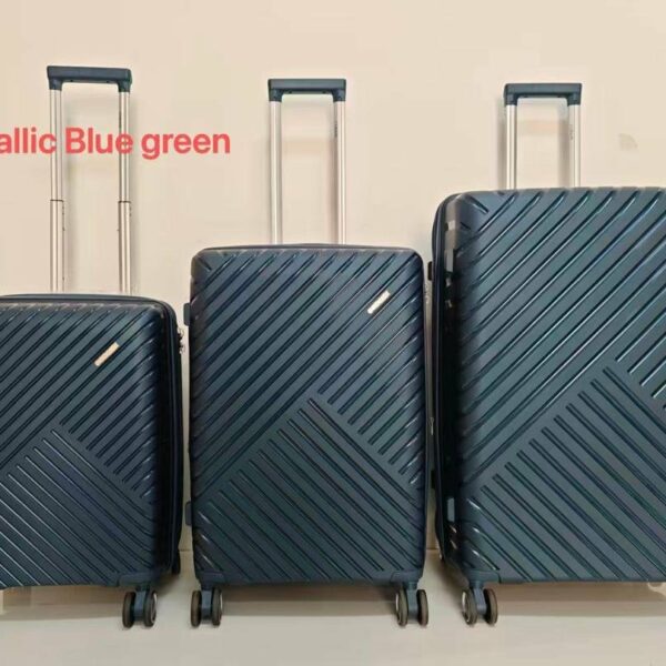 lot de 3 valises en silicone - double fermeture - anti-vol - incassable - version européenne - qualité premium