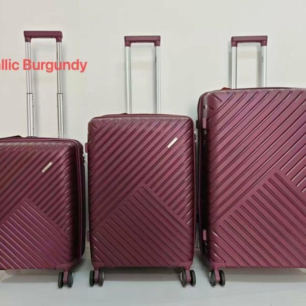 lot de 3 valises en silicone - double fermeture - anti-vol - incassable - version européenne - qualité premium