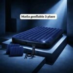 Matelas gonflable manuel - 2 places -  oreillers offerts – Image 3