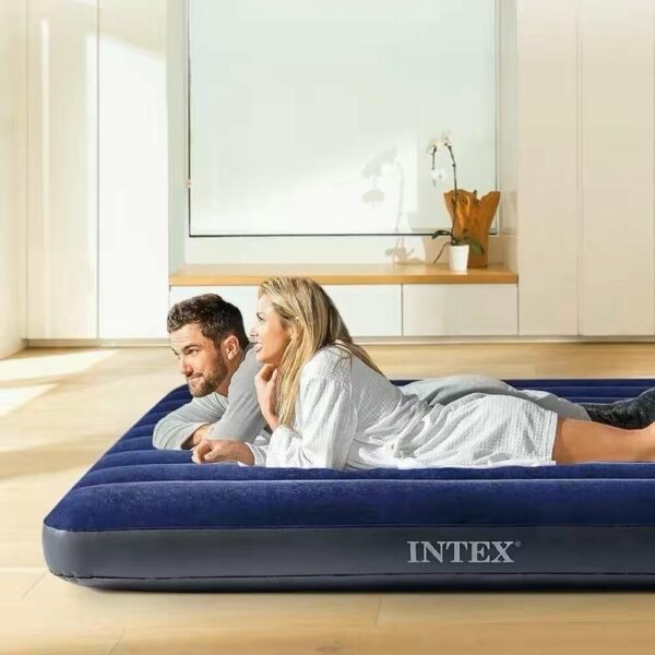 Matelas gonflable manuel - 2 places -  oreillers offerts