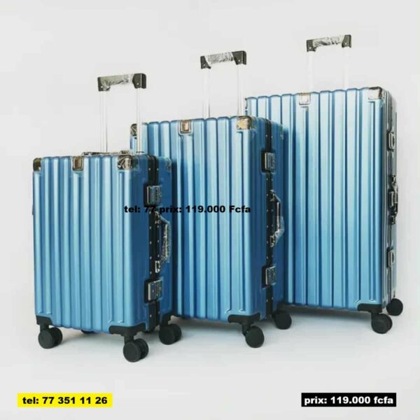 lot de 3 valises en coque dure qualité premium