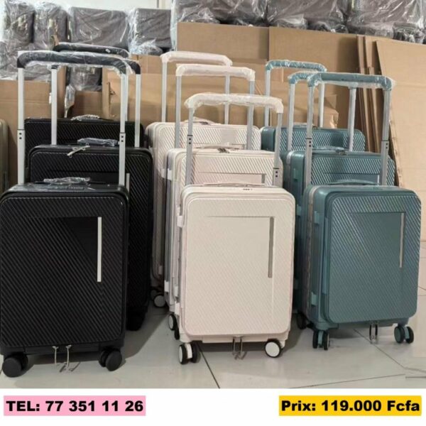 lot de 3 valises en silicone  - incassable - haut de gamme - qualité premium