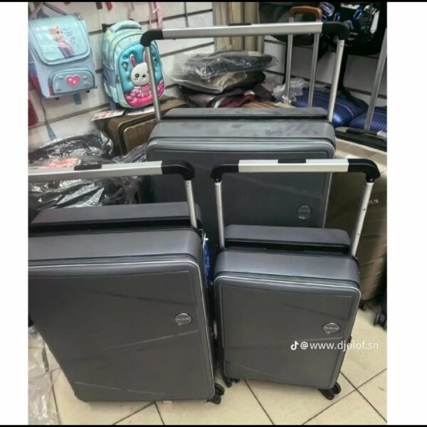 lot de 3 valises en carbonne qualité premium