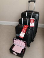 lot de 3 valises + valisette en coque dure qualité premium – Image 2