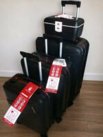 lot de 3 valises + valisette en coque dure qualité premium