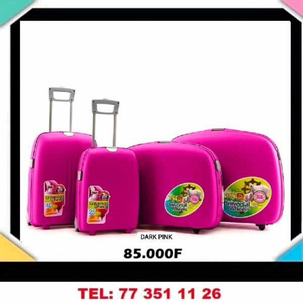 lot de 4 valises en coque dure qualité premium