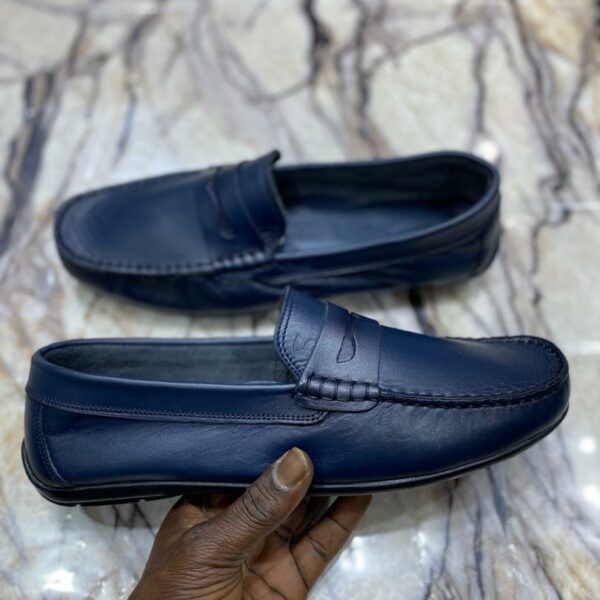 mocassin en cuir 100% original classe et élégant