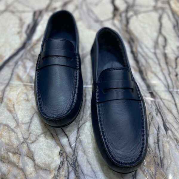 mocassin en cuir 100% original classe et élégant