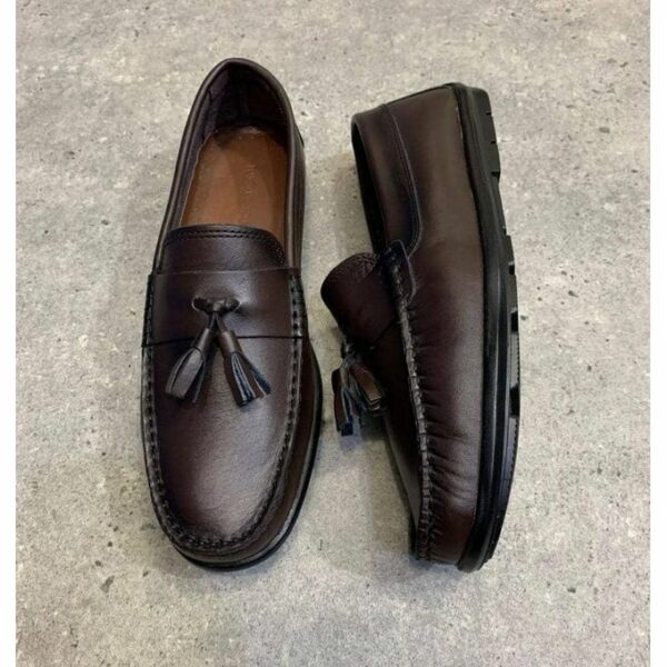 mocassin en cuir 100% original classe et élégant