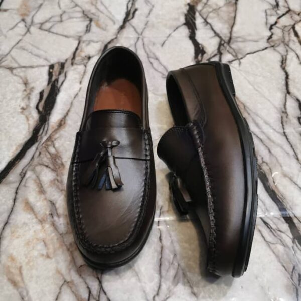 mocassin en cuir 100% original classe et élégant